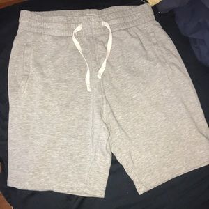 Grey H&M sweat shorts